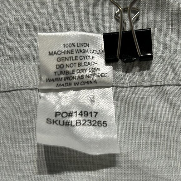 Set Of 4 Quince European Flax Linen Napkins Light Grey Soft Durable - Picture 5 of 8